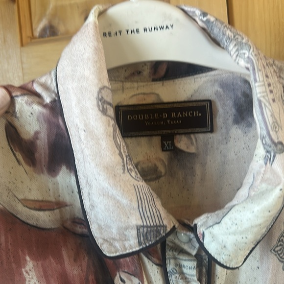 Double D Ranch Long Sleeve Dress with Western PrintSuper Fun Longhorn Dress - Picture 10 of 12